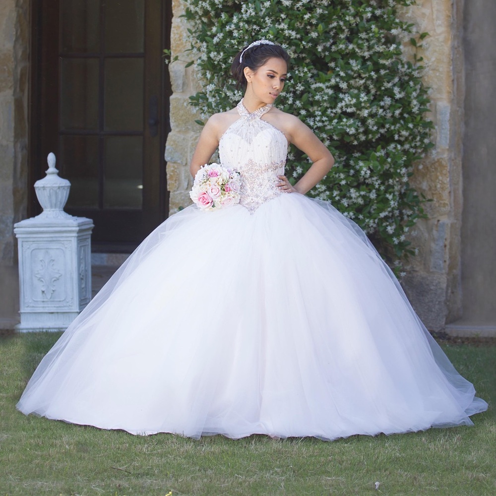 Beautiful XV Dress ,Blush Pink color